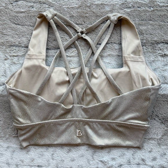 Buffbunny Collection Revolution Sports Bra in Gold Cobra Size M - Picture 2 of 6